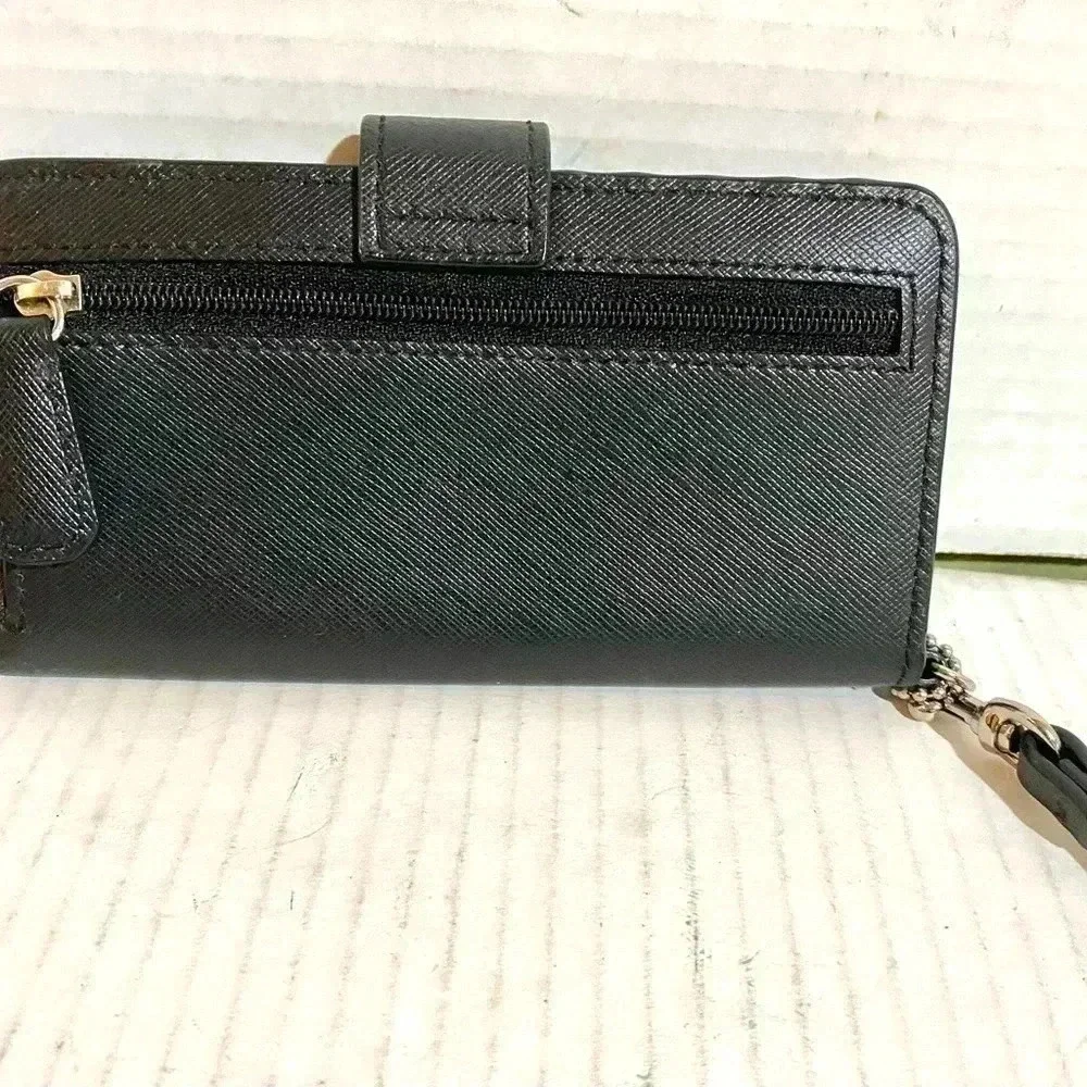 Coach black leather